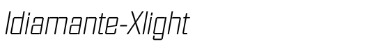 Idiamante-Xlight - Download Thousands of Free Fonts at FontZone.net