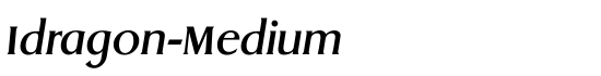 Idragon-Medium - Download Thousands of Free Fonts at FontZone.net