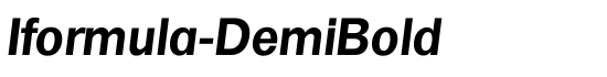 Iformula-DemiBold - Download Thousands of Free Fonts at FontZone.net