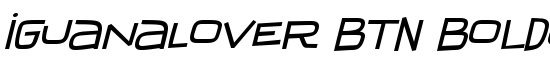 IguanaLover BTN BoldOblique - Download Thousands of Free Fonts at FontZone.net