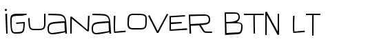 IguanaLover BTN Lt - Download Thousands of Free Fonts at FontZone.net