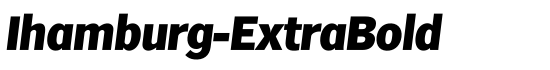 Ihamburg-ExtraBold - Download Thousands of Free Fonts at FontZone.net