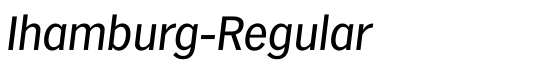 Ihamburg-Regular - Download Thousands of Free Fonts at FontZone.net