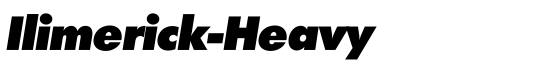 Ilimerick-Heavy - Download Thousands of Free Fonts at FontZone.net
