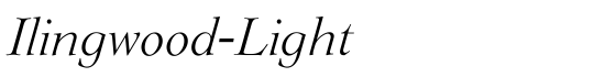 Ilingwood-Light - Download Thousands of Free Fonts at FontZone.net