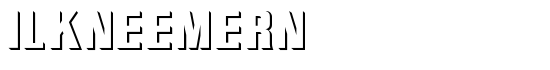Ilkneemern - Download Thousands of Free Fonts at FontZone.net