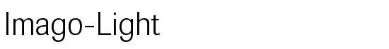 Imago-Light - Download Thousands of Free Fonts at FontZone.net