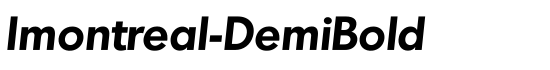 Imontreal-DemiBold - Download Thousands of Free Fonts at FontZone.net