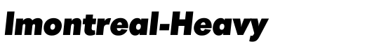 Imontreal-Heavy - Download Thousands of Free Fonts at FontZone.net
