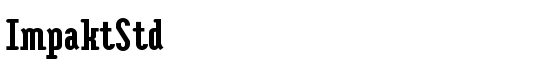 ImpaktStd - Download Thousands of Free Fonts at FontZone.net