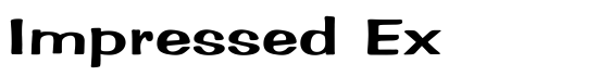 Impressed Ex - Download Thousands of Free Fonts at FontZone.net
