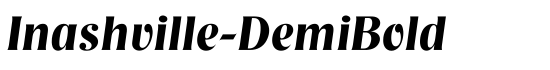 Inashville-DemiBold - Download Thousands of Free Fonts at FontZone.net