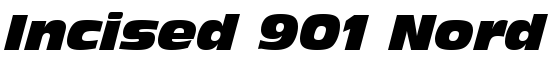 Incised 901 Nord Italic BT - Download Thousands of Free Fonts at FontZone.net