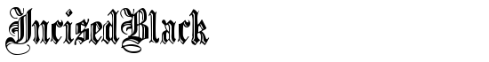 IncisedBlack - Download Thousands of Free Fonts at FontZone.net