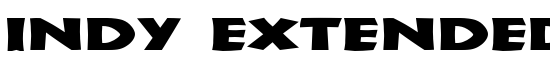 Indy Extended Normal - Download Thousands of Free Fonts at FontZone.net