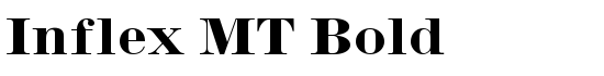 Inflex MT Bold - Download Thousands of Free Fonts at FontZone.net