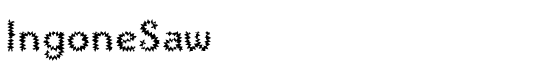IngoneSaw - Download Thousands of Free Fonts at FontZone.net