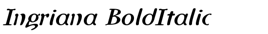 Ingriana BoldItalic - Download Thousands of Free Fonts at FontZone.net