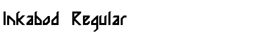 Inkabod Regular - Download Thousands of Free Fonts at FontZone.net
