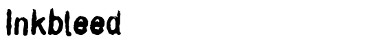 Inkbleed - Download Thousands of Free Fonts at FontZone.net