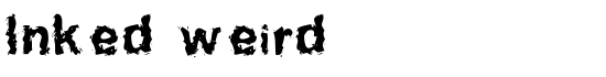Inked weird - Download Thousands of Free Fonts at FontZone.net