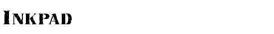 Inkpad - Download Thousands of Free Fonts at FontZone.net