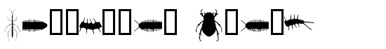 Insectile Solid - Download Thousands of Free Fonts at FontZone.net
