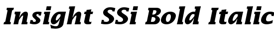 Insight SSi Bold Italic - Download Thousands of Free Fonts at FontZone.net