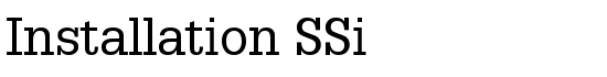 Installation SSi - Download Thousands of Free Fonts at FontZone.net