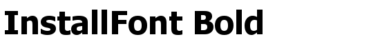 InstallFont Bold - Download Thousands of Free Fonts at FontZone.net