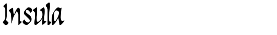 Insula - Download Thousands of Free Fonts at FontZone.net