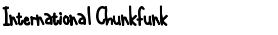 International Chunkfunk - Download Thousands of Free Fonts at FontZone.net