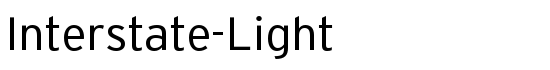 Interstate-Light - Download Thousands of Free Fonts at FontZone.net