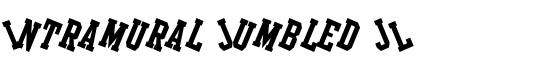 Intramural Jumbled JL - Download Thousands of Free Fonts at FontZone.net