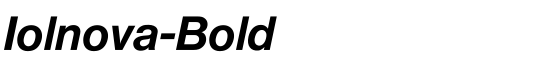 Iolnova-Bold - Download Thousands of Free Fonts at FontZone.net