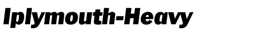 Iplymouth-Heavy - Download Thousands of Free Fonts at FontZone.net