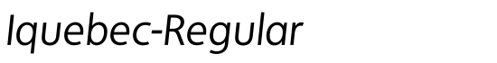 Iquebec-Regular - Download Thousands of Free Fonts at FontZone.net