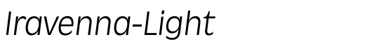 Iravenna-Light - Download Thousands of Free Fonts at FontZone.net