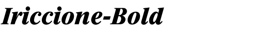 Iriccione-Bold - Download Thousands of Free Fonts at FontZone.net