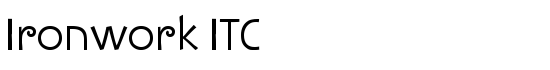Ironwork ITC - Download Thousands of Free Fonts at FontZone.net