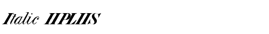 Italic HPLHS - Download Thousands of Free Fonts at FontZone.net