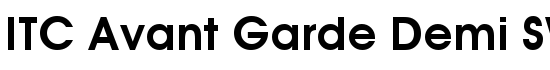 ITC Avant Garde Demi SWA - Download Thousands of Free Fonts at FontZone.net