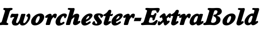 Iworchester-ExtraBold - Download Thousands of Free Fonts at FontZone.net