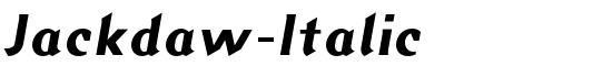Jackdaw-Italic - Download Thousands of Free Fonts at FontZone.net