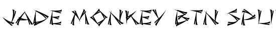 Jade Monkey BTN Split - Download Thousands of Free Fonts at FontZone.net