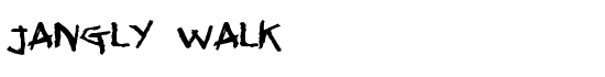 Jangly walk - Download Thousands of Free Fonts at FontZone.net