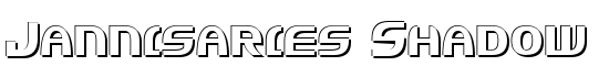 Jannisaries Shadow - Download Thousands of Free Fonts at FontZone.net