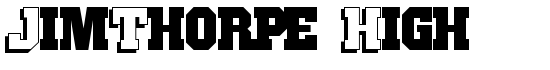 JimThorpe High - Download Thousands of Free Fonts at FontZone.net