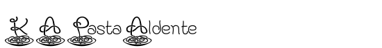 KAPastaAldente - Download Thousands of Free Fonts at FontZone.net