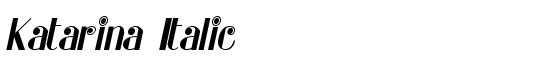 Katarina Italic - Download Thousands of Free Fonts at FontZone.net
